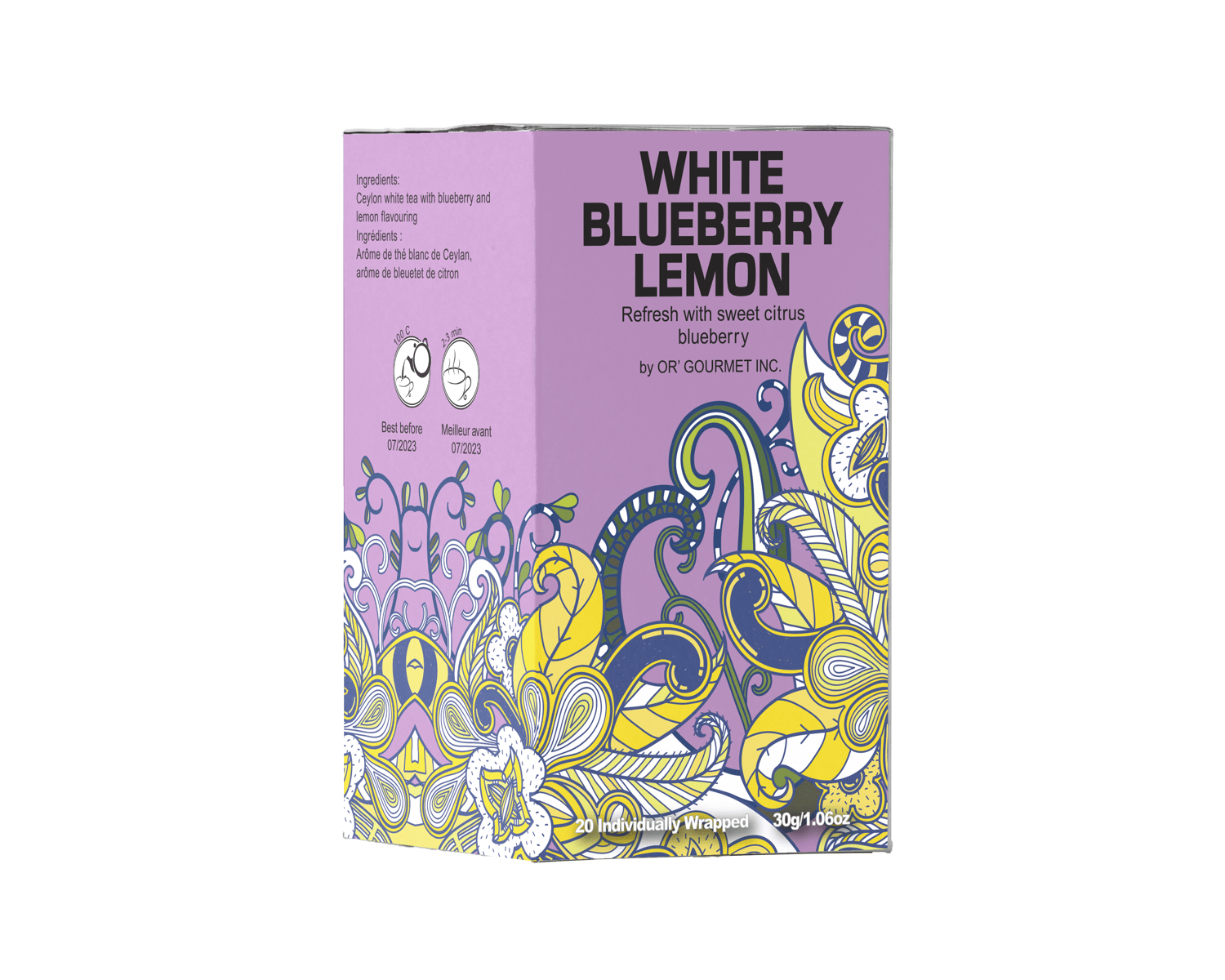 White Blueberry Lemon Tea